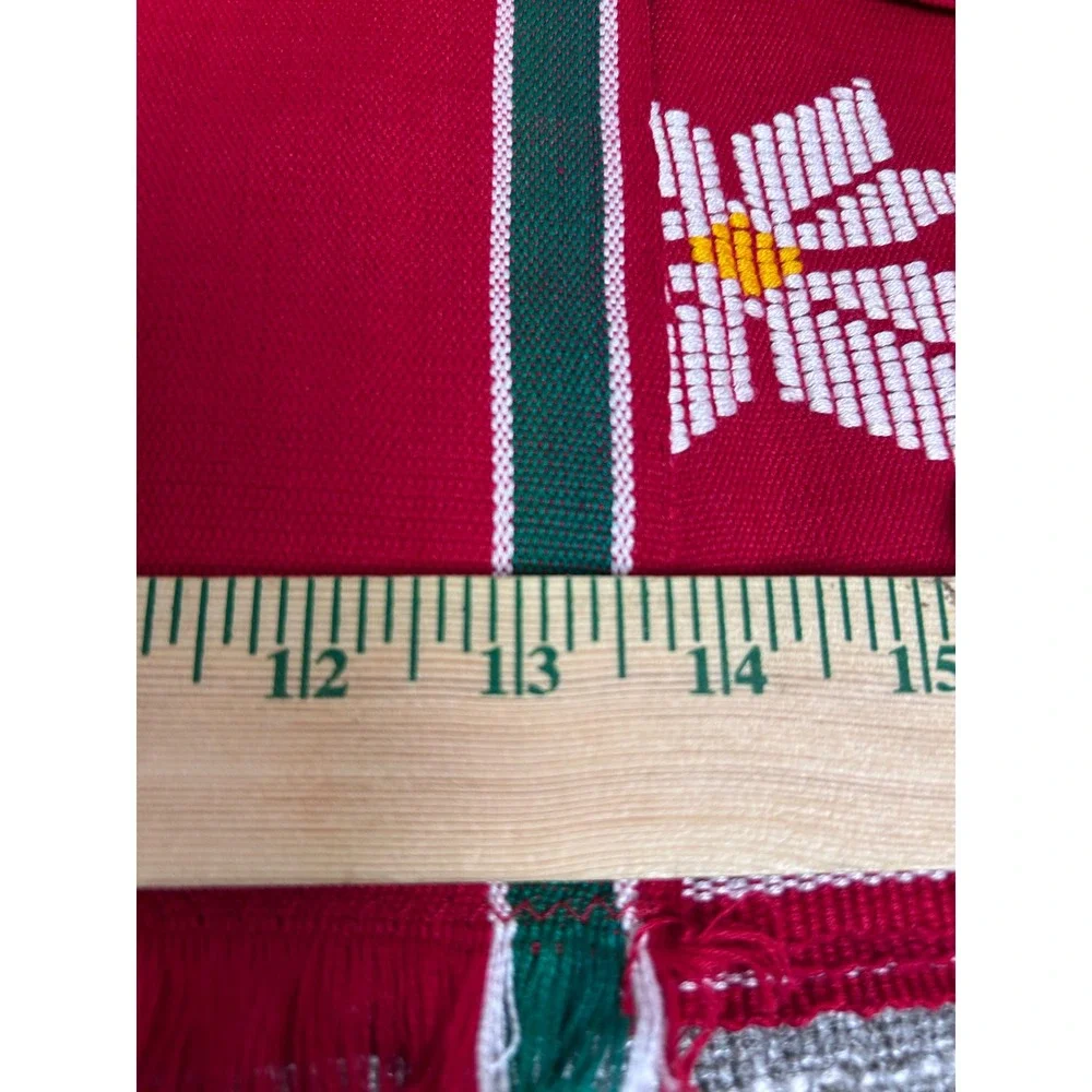 Maya Works Guatemala Hand Woven Cotton‎ Tablecloth Placemats Holiday Napkins x 6